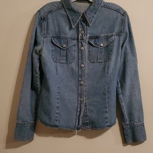 Guess jean shirt